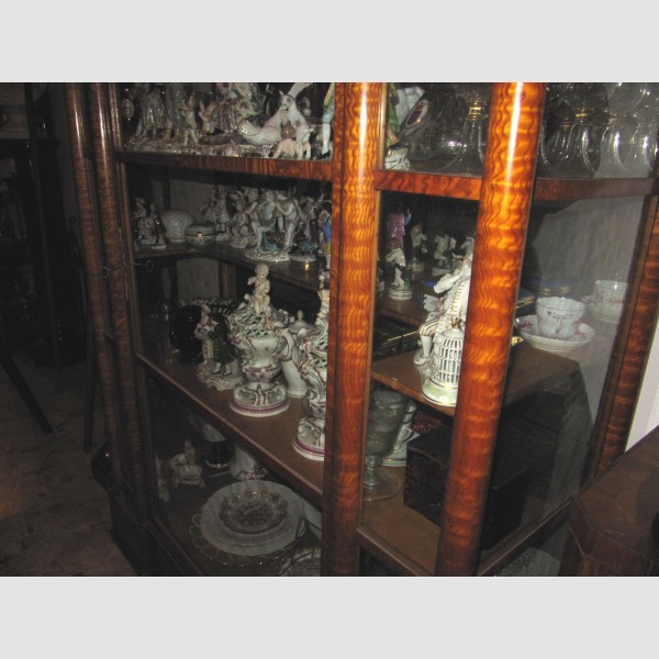 Wiener Biedermeier Vitrine Zitteräsche Brikenholzintarsien Original Patina 